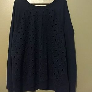 Eyelet Sweater